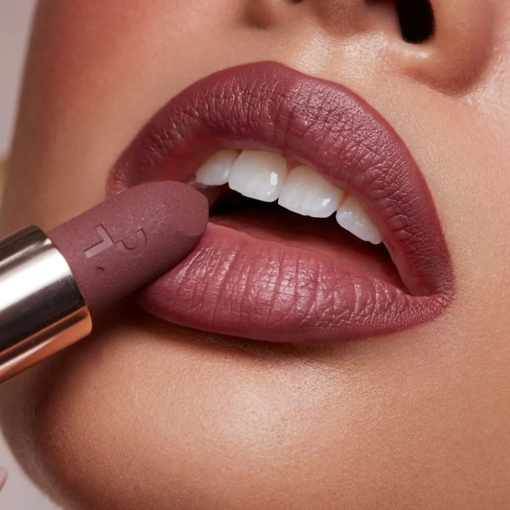 Patrick Ta Major Headlines Matte Suede Lipstick SEDUCTIVE/warm mauve. BNIB